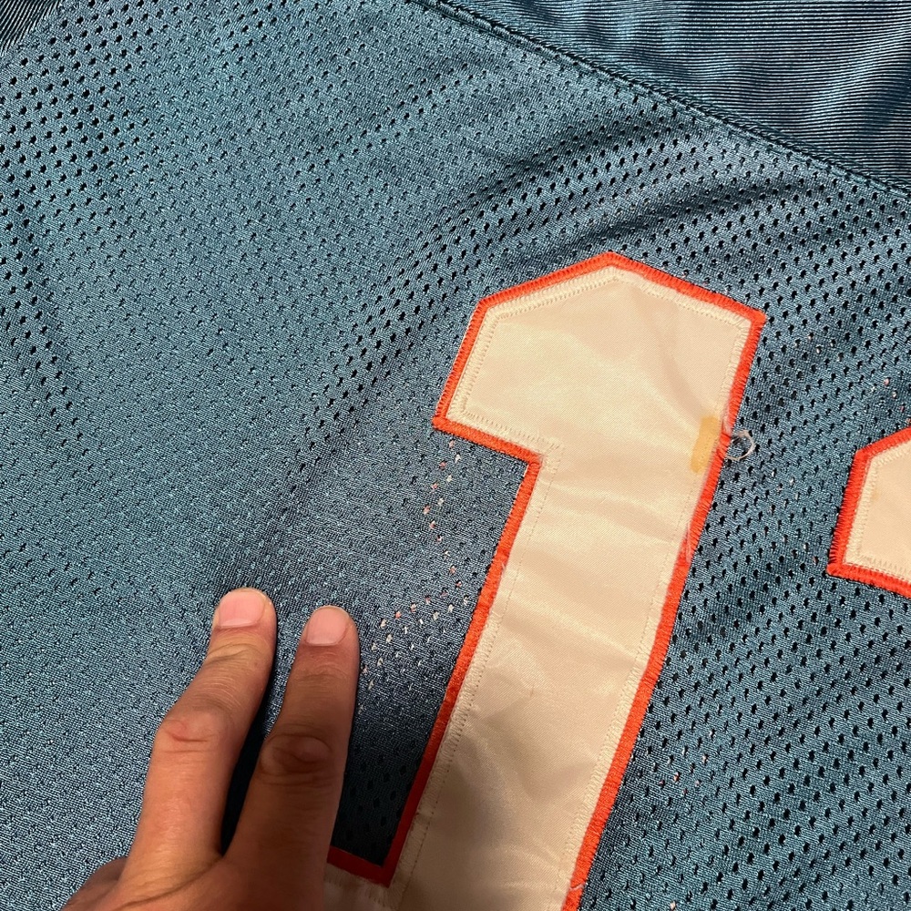 Dan Marino Teal Football Jersey with Number 13 a vintage jersey - Picture 9 of 14